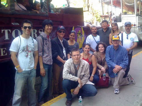 Boston Rotoractors, Ambassadorial scholars and team embarking on Duck
Tour 